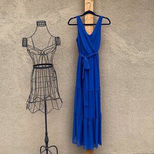 Blue Flow Dress